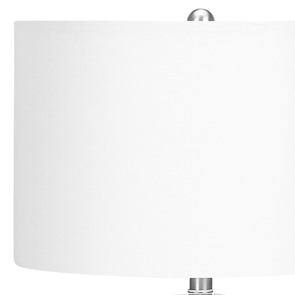 Cream Ceramic Cylinder Table Lamp - 26 in
