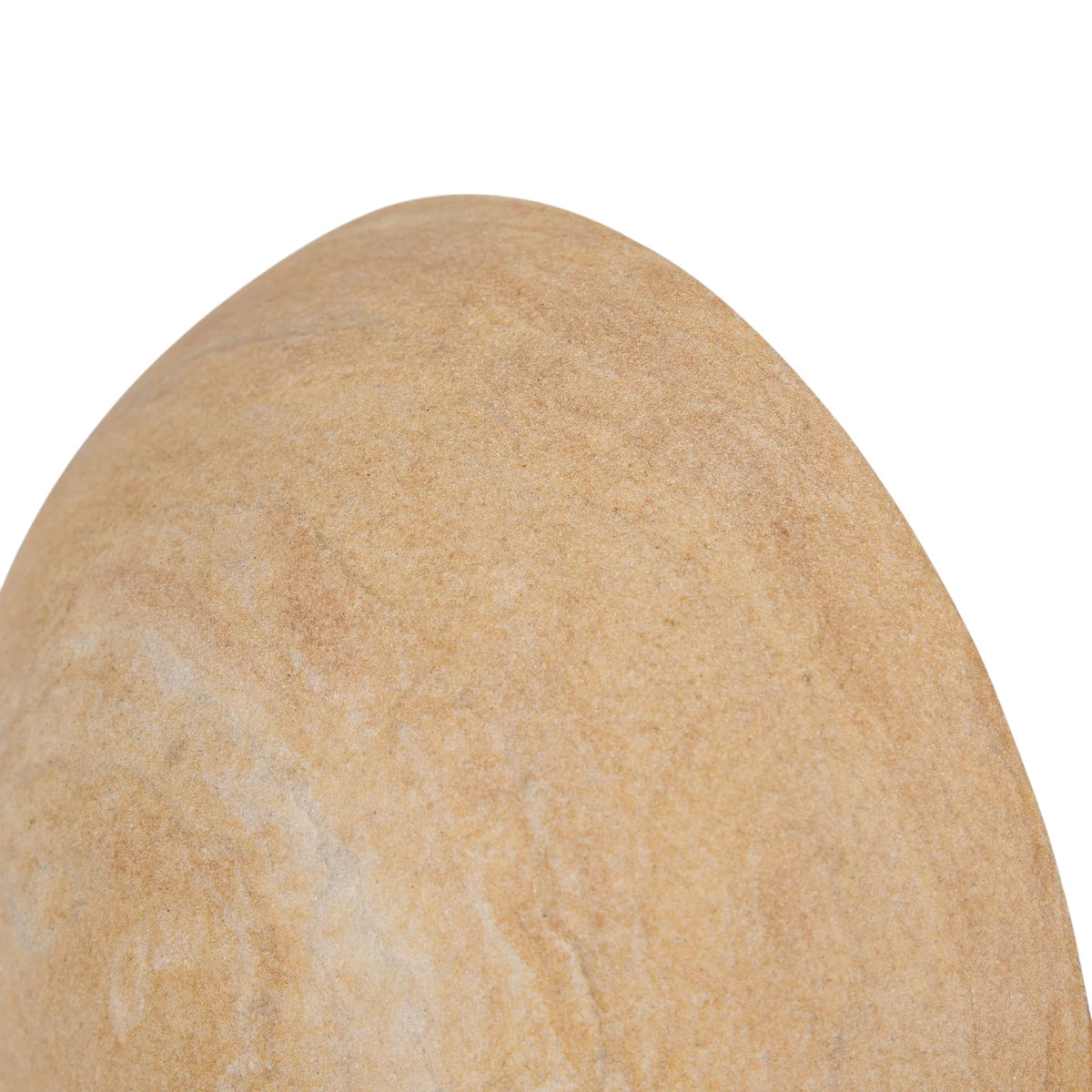 Beige Sandstone Orb Bookends - Set of 2