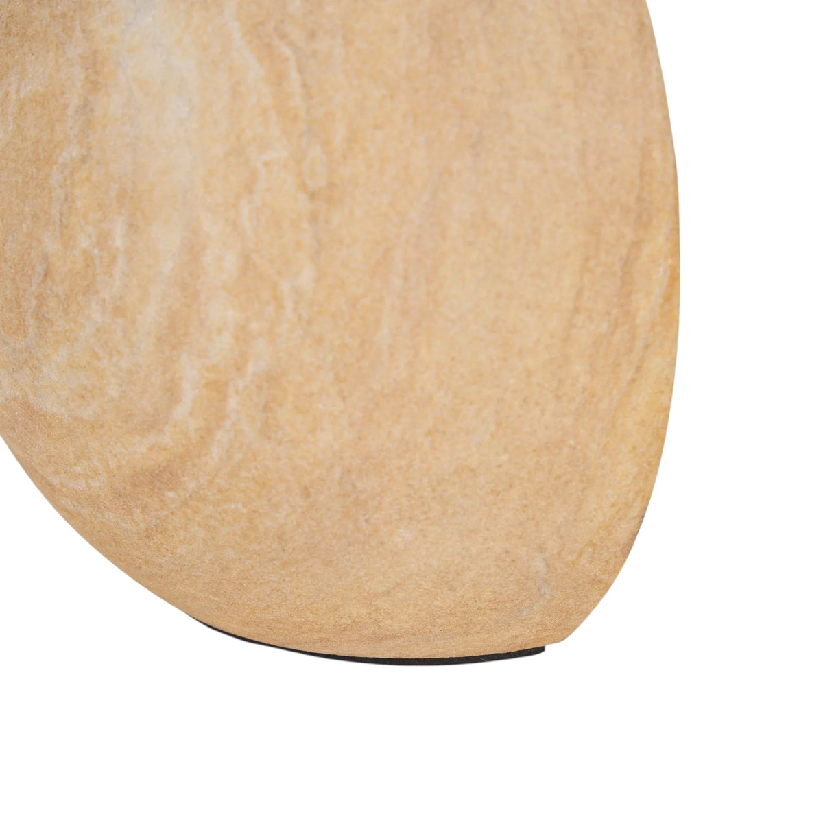 Beige Sandstone Orb Bookends - Set of 2