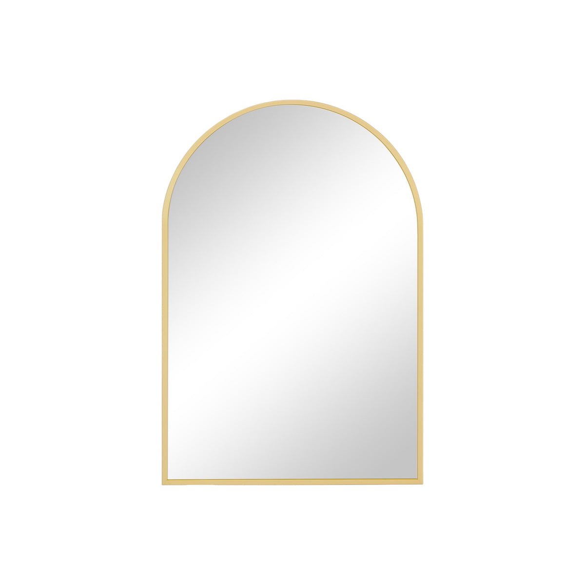 Gold Arch Wall Mirror - 35 in