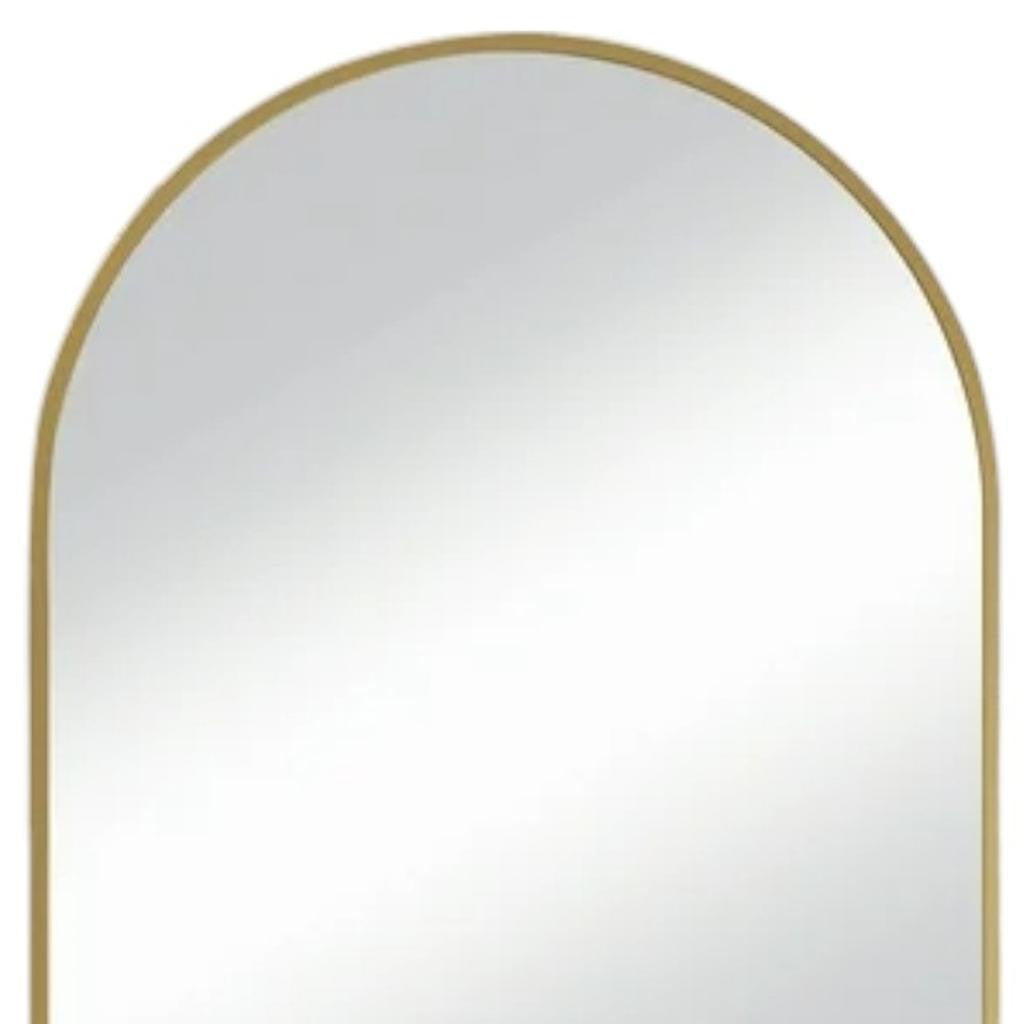 Gold Arch Wall Mirror - 35 in