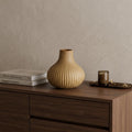 Sand Ribbed Ceramic Bud Vase - 6 in